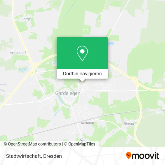 Stadtwirtschaft Karte