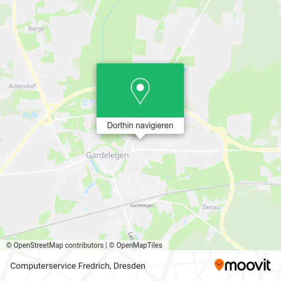 Computerservice Fredrich Karte