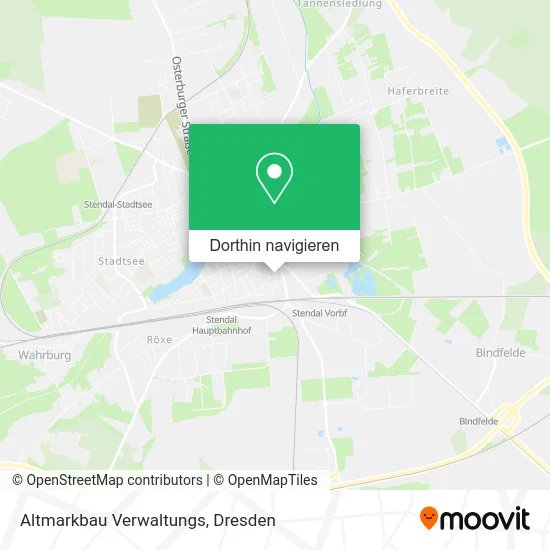 Altmarkbau Verwaltungs Karte