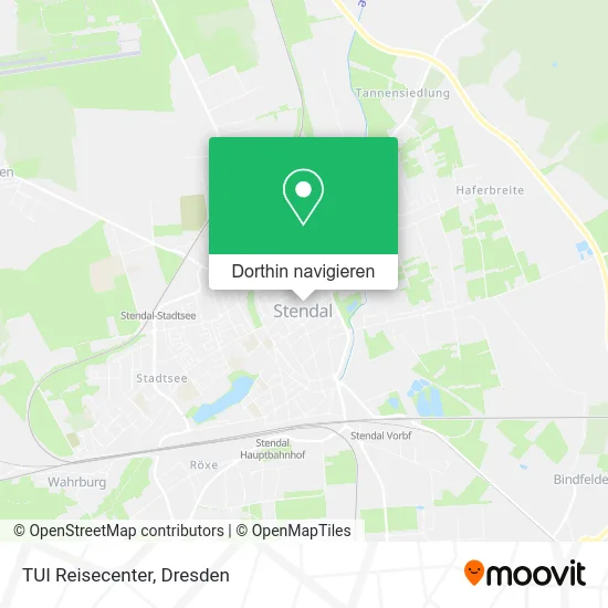 TUI Reisecenter Karte