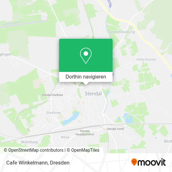 Cafe Winkelmann Karte