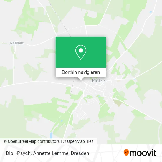 Dipl.-Psych. Annette Lemme Karte