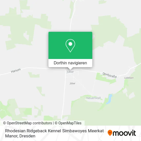 Rhodesian Ridgeback Kennel Simbawoyes Meerkat Manor Karte