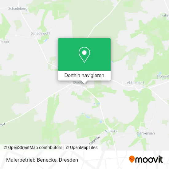 Malerbetrieb Benecke Karte