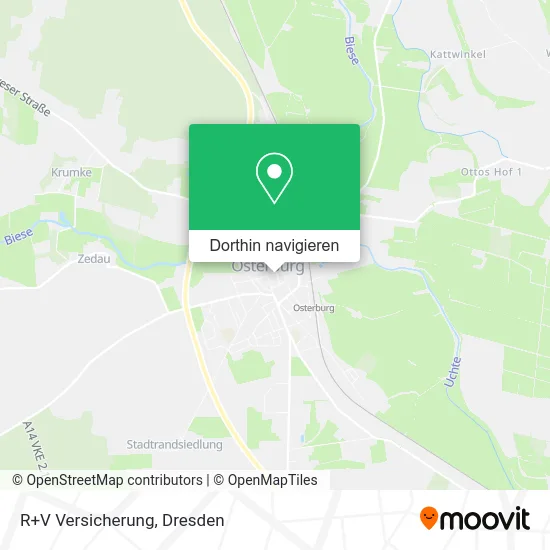 R+V Versicherung Karte