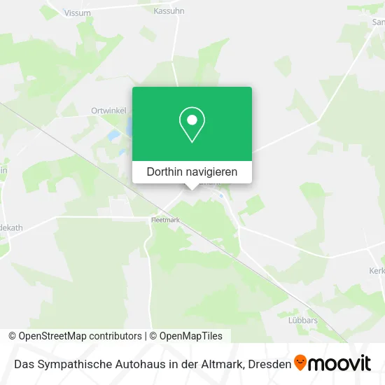 Das Sympathische Autohaus in der Altmark Karte