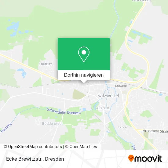 Ecke Brewitzstr. Karte