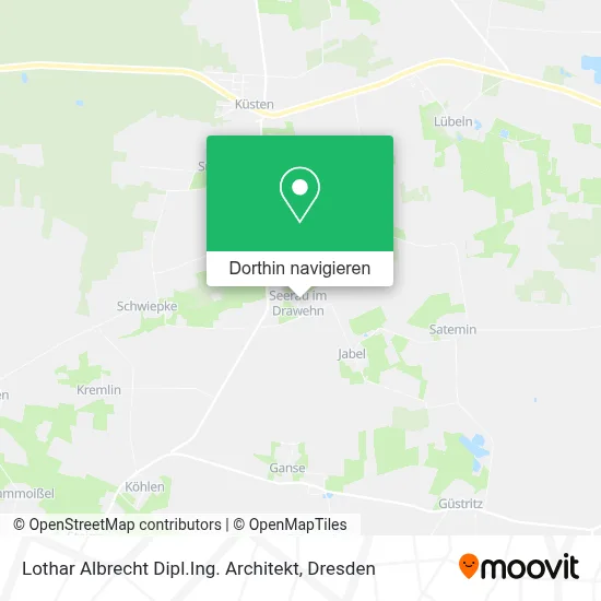 Lothar Albrecht Dipl.Ing. Architekt Karte