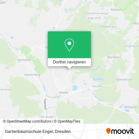 Gartenbaumschule Engel Karte