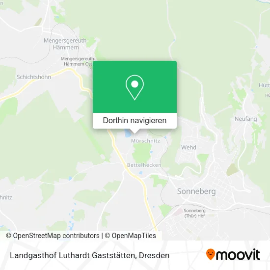 Landgasthof Luthardt Gaststätten Karte