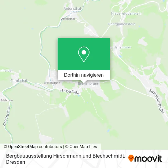 Bergbauausstellung Hirschmann und Blechschmidt Karte