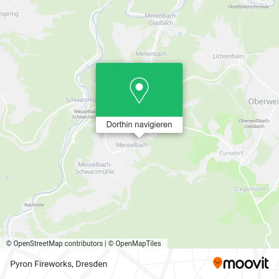 Pyron Fireworks Karte