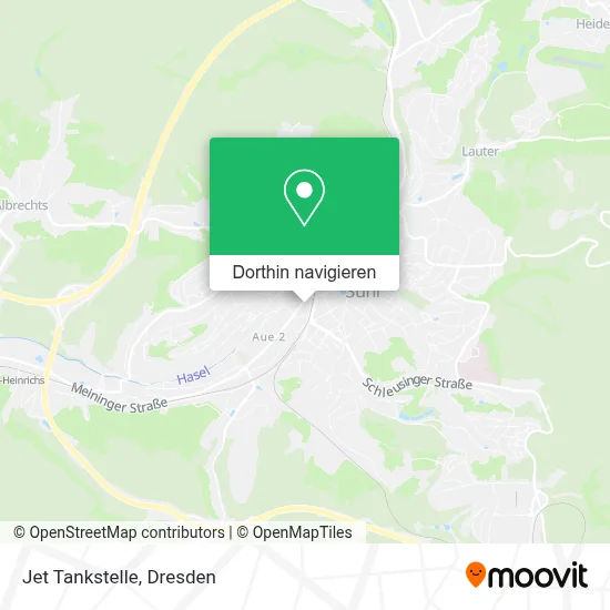 Jet Tankstelle Karte