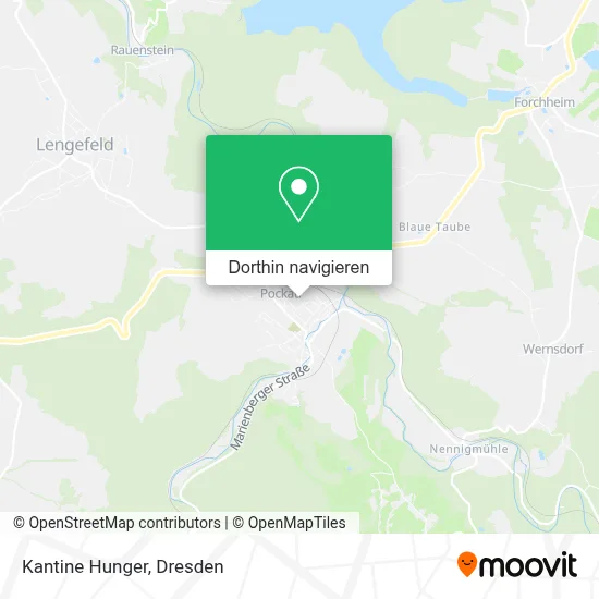 Kantine Hunger Karte