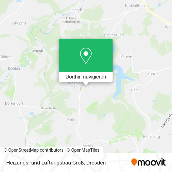 Heizungs- und Lüftungsbau Groß Karte