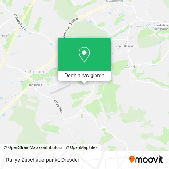 Rallye-Zuschauerpunkt Karte