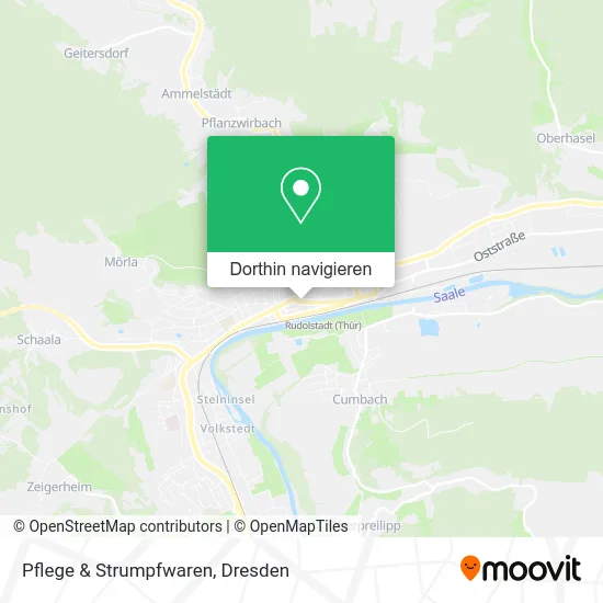 Pflege & Strumpfwaren Karte