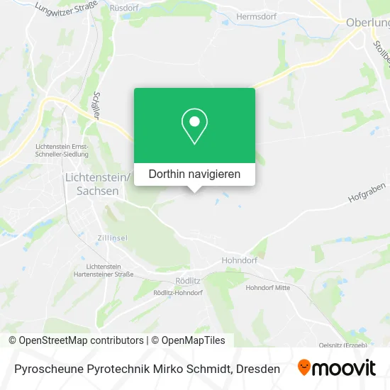 Pyroscheune Pyrotechnik Mirko Schmidt Karte