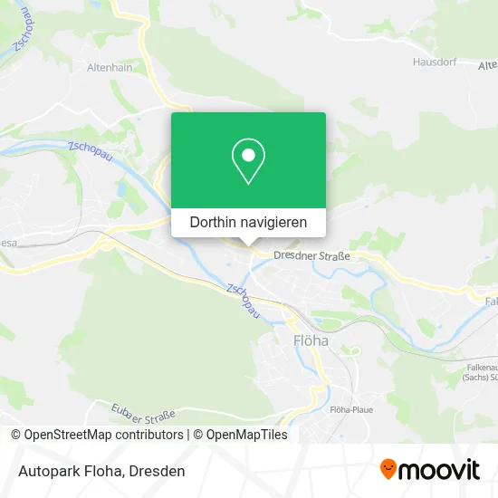 Autopark Floha Karte