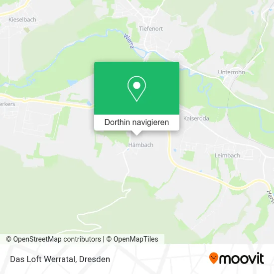 Das Loft Werratal Karte
