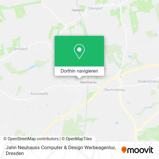 Jahn Neuhauss Computer & Design Werbeagentur Karte