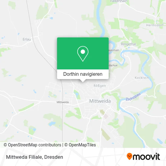Mittweda Filiale Karte