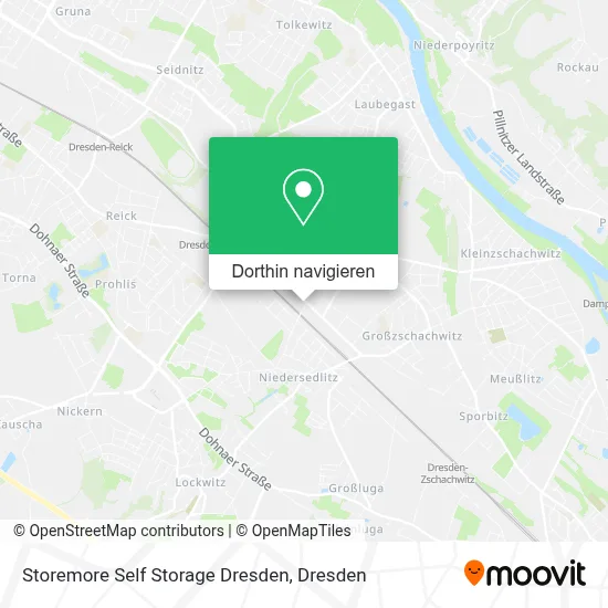 Storemore Self Storage Dresden Karte