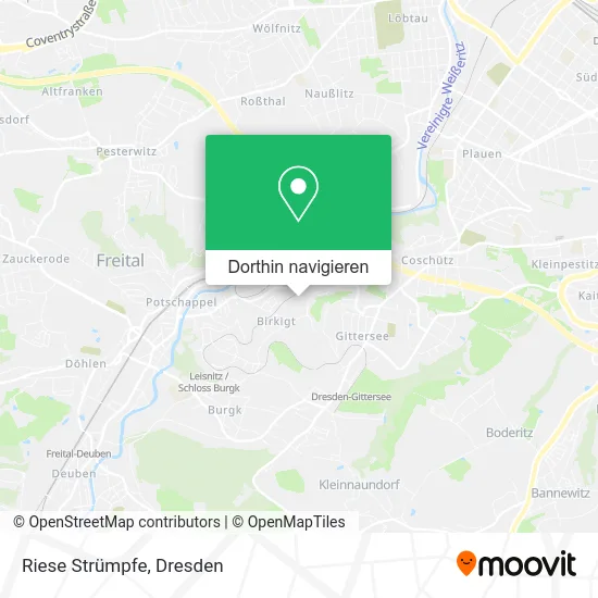 Riese Strümpfe Karte