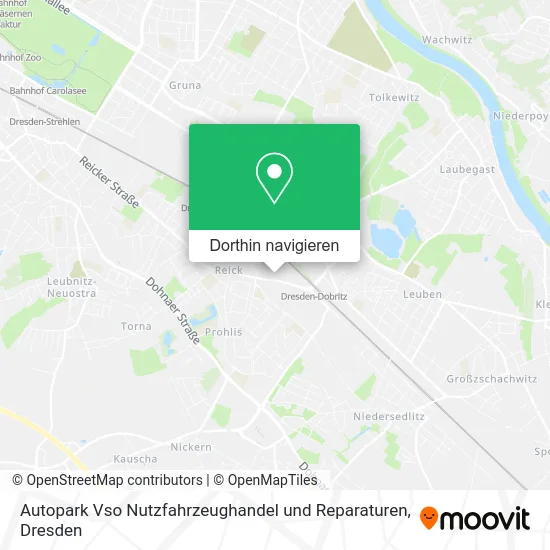 Autopark Vso Nutzfahrzeughandel und Reparaturen Karte