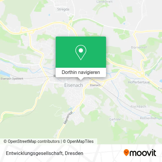 Entwicklungsgesellschaft Karte