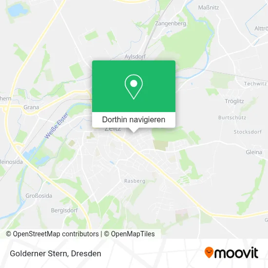 Golderner Stern Karte
