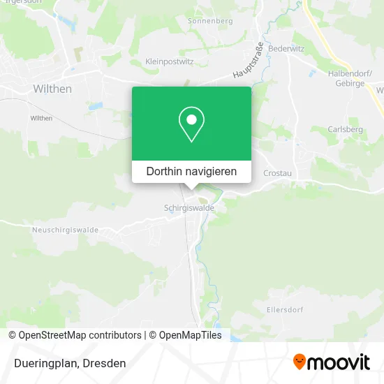 Dueringplan Karte