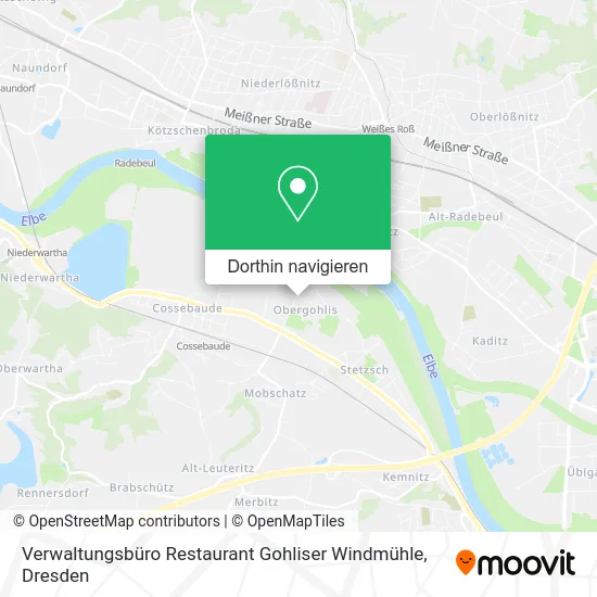 Verwaltungsbüro Restaurant Gohliser Windmühle Karte
