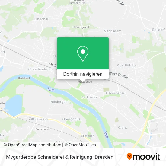 Mygarderobe Schneiderei & Reinigung Karte