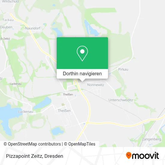Pizzapoint Zeitz Karte
