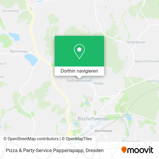 Pizza & Party-Service Papperlapapp Karte