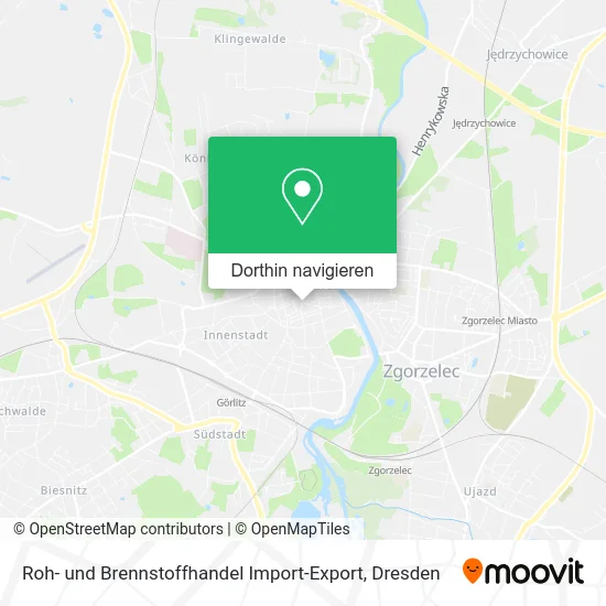 Roh- und Brennstoffhandel Import-Export Karte