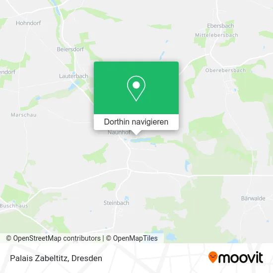 Palais Zabeltitz Karte