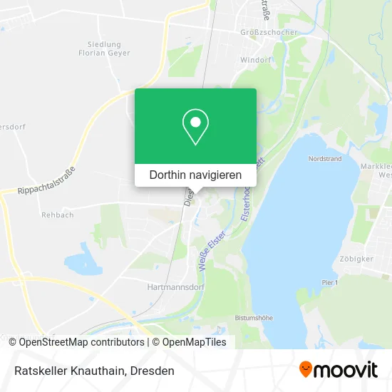 Ratskeller Knauthain Karte