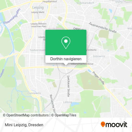 Mini Leipzig Karte