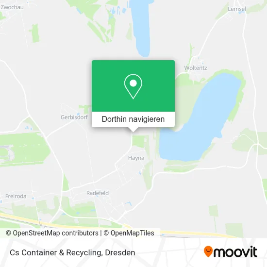 Cs Container & Recycling Karte