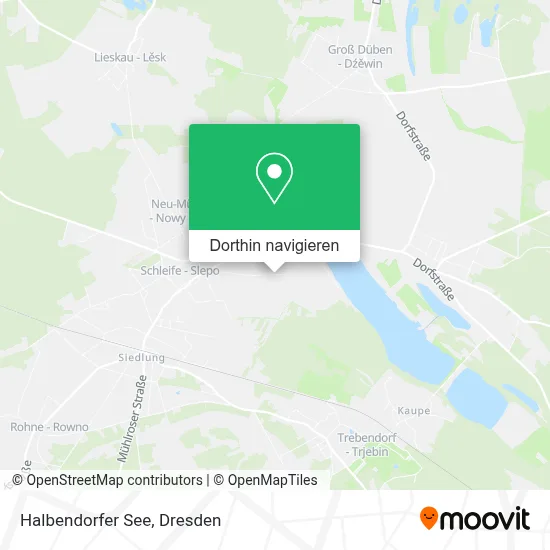 Halbendorfer See Karte