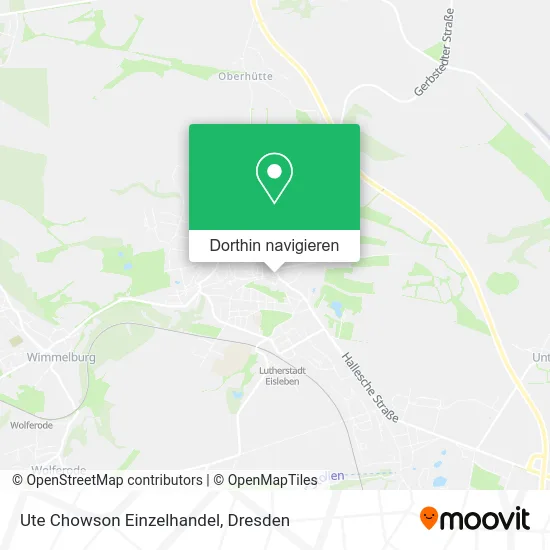 Ute Chowson Einzelhandel Karte
