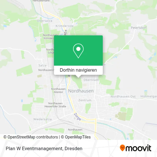 Plan W Eventmanagement Karte