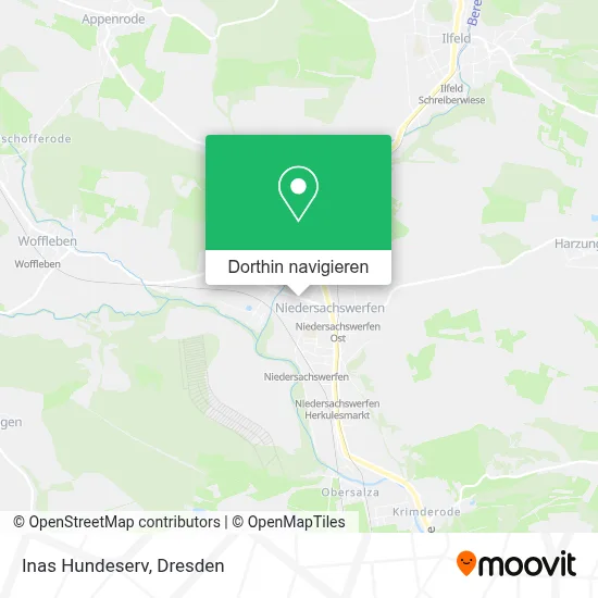 Inas Hundeserv Karte