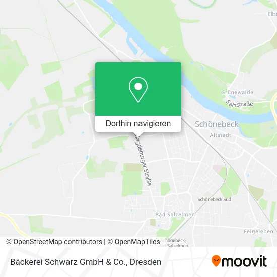 Bäckerei Schwarz GmbH & Co. Karte