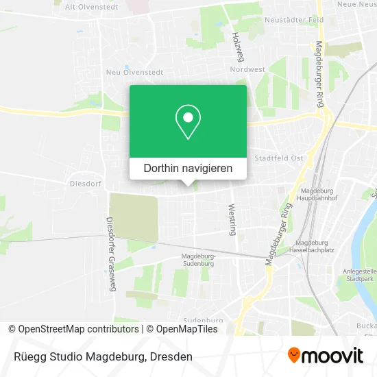 Rüegg Studio Magdeburg Karte