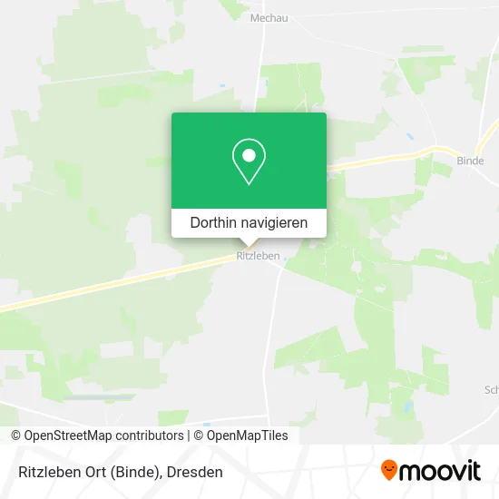 Ritzleben Ort (Binde) Karte