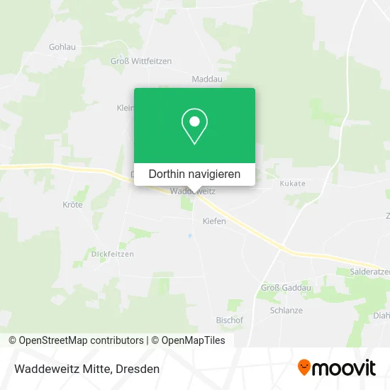 Waddeweitz Mitte Karte