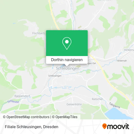 Filiale Schleusingen Karte